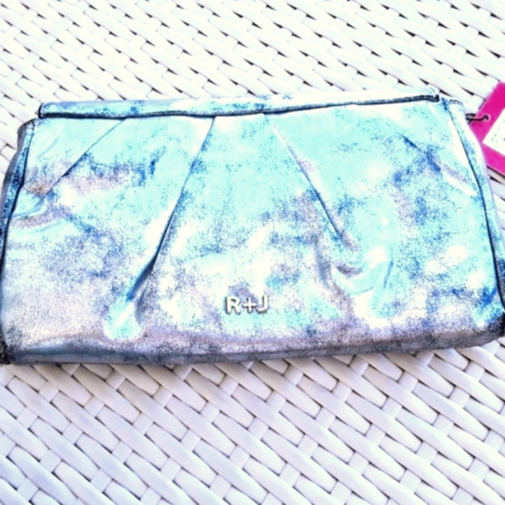 Silver Gunmetal  Clutch